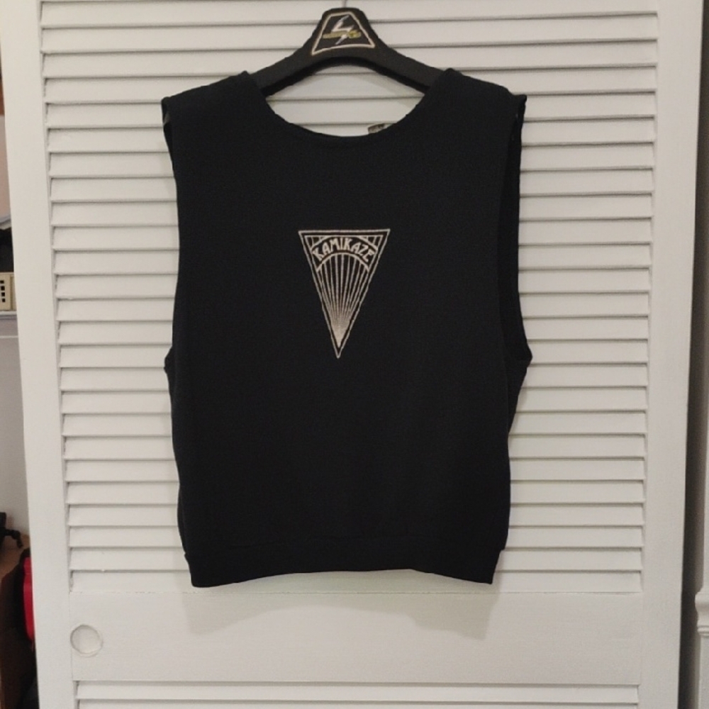 Black Sleeveless Top
